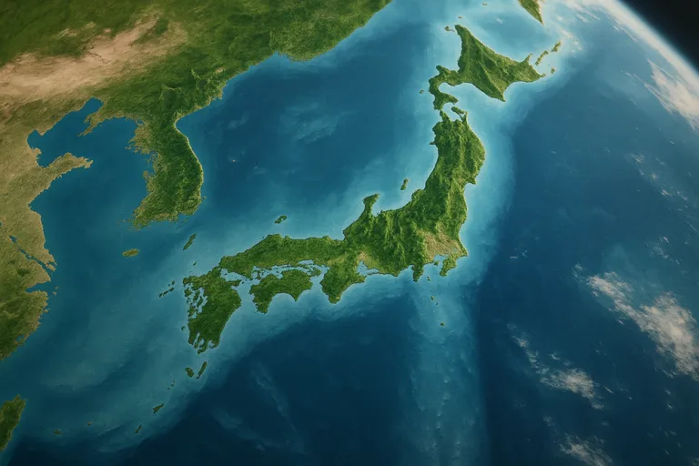 Japan - het hart van de wereldkaart