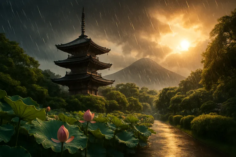 Japan in augustus - zwoele zomers en tropische stormen