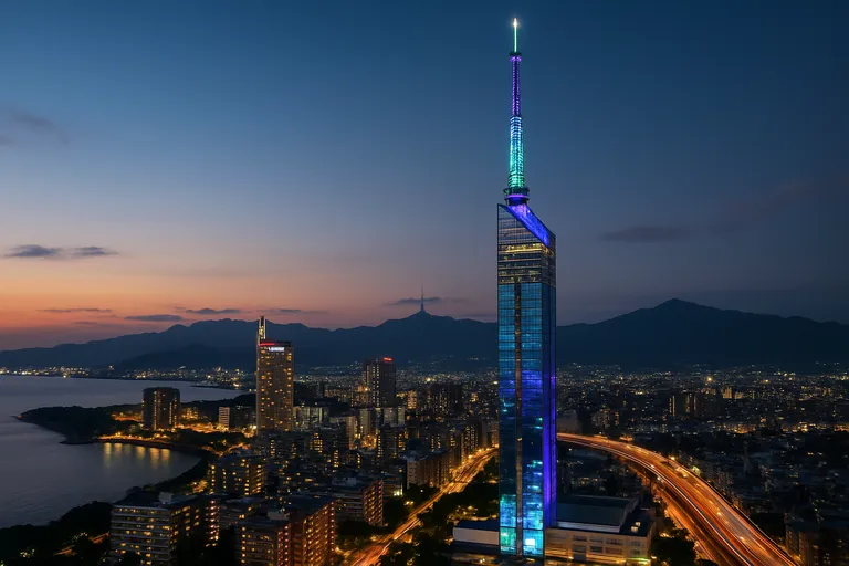 Fukuoka Tower | beleef adembenemende uitzichten en lichtshows