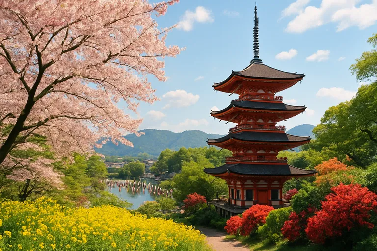 Japan in mei: ontdek de betoverende schoonheid en cultuur