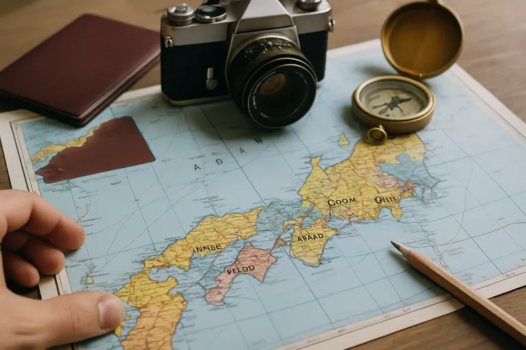 Japan kaart: ontdek de regios en routes | reisplanner