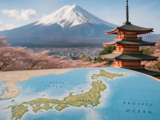 Japan kaart wereld: ontdek de eilanden en cultuur van Japan
