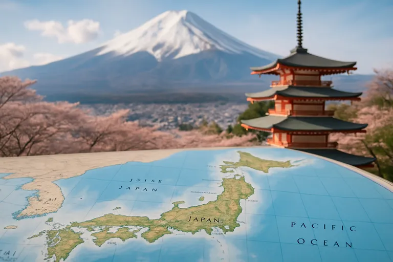 Japan kaart wereld: ontdek de eilanden en cultuur van Japan