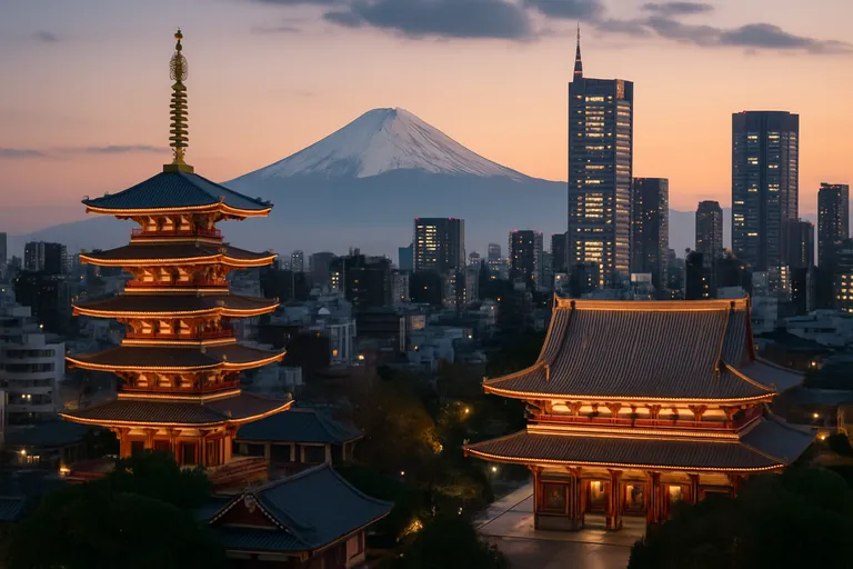 Ontdek de betoverende steden Japan