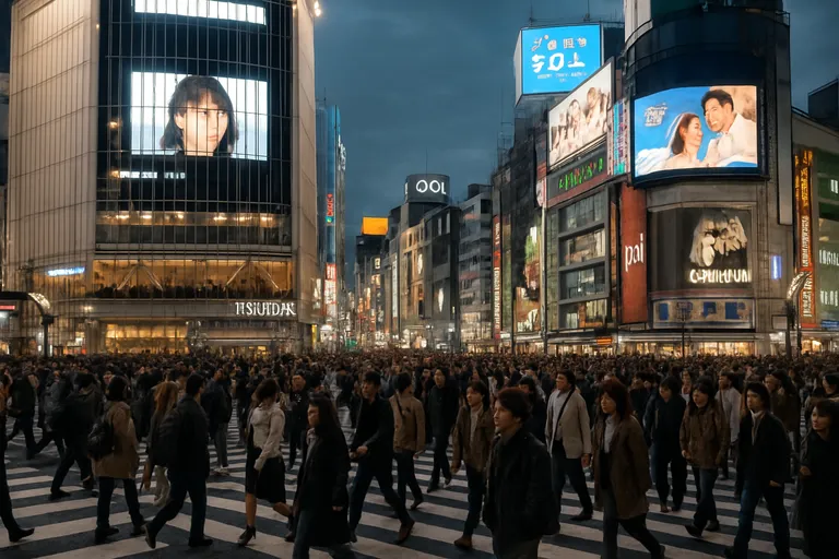 Shibuya crossing | ontdek tokyos iconische kruispunt
