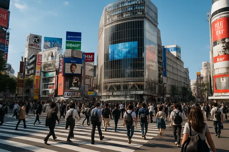 Shibuya - het kloppende hart van moderne japanse cultuur
