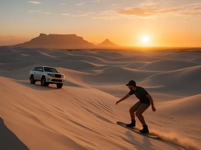 Atlantis dunes bij kaapstad: sandboarden, offroad avontuur en zonsondergangen in Zuid-afrika