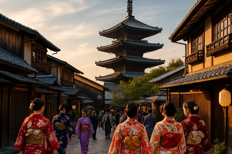 Culturele ervaringen in japanse steden