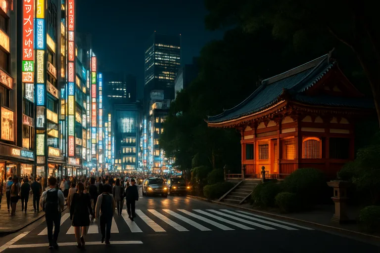 Neonlichten, streetfood en serene tempels: de vele gezichten van tokyo
