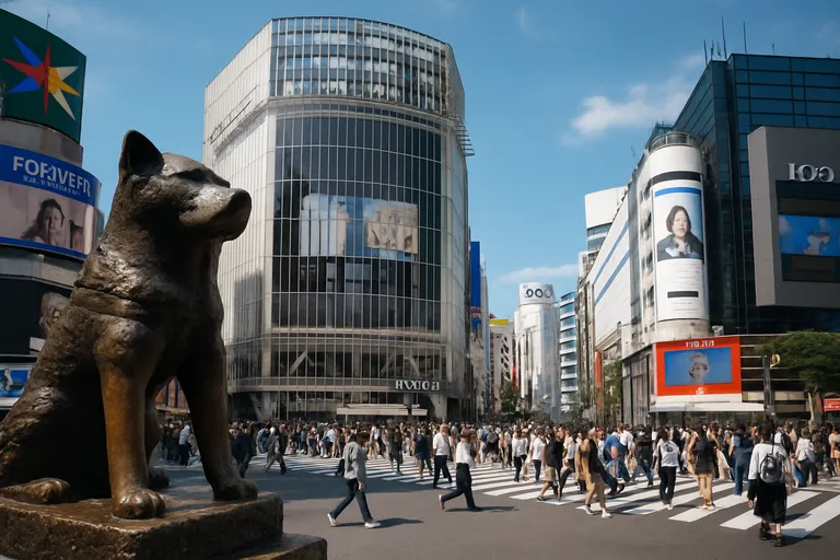 Iconische bezienswaardigheden in Shibuya