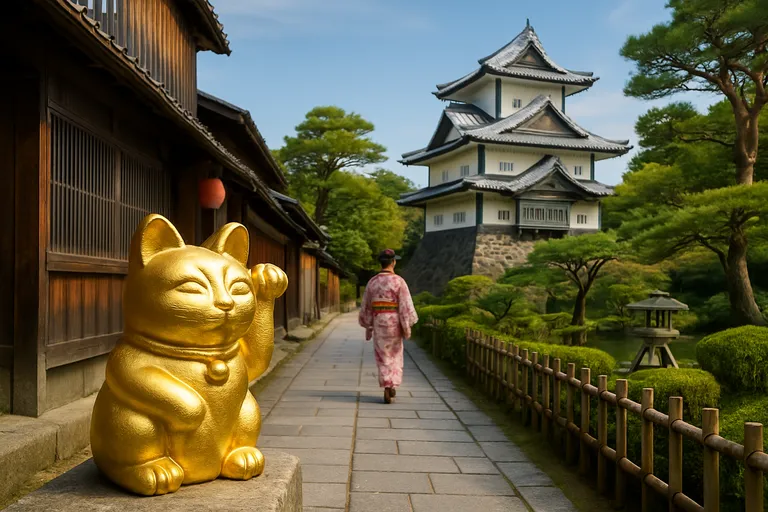 Ontdek kanazawa: bladgoud, geishawijken, kasteel en zen