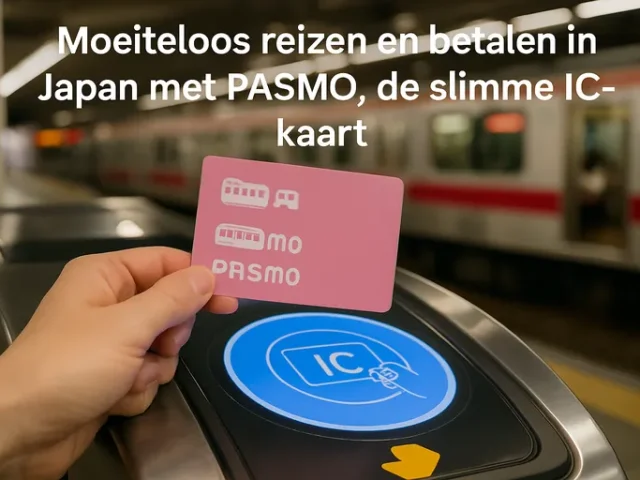Moeiteloos reizen en betalen in japan met Pasmo, de slimme IC-kaart