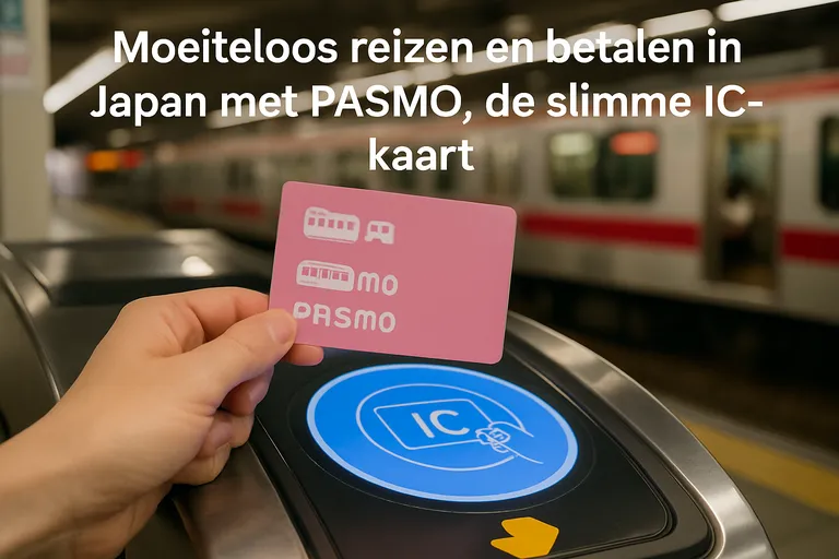 Moeiteloos reizen en betalen in japan met Pasmo, de slimme IC-kaart