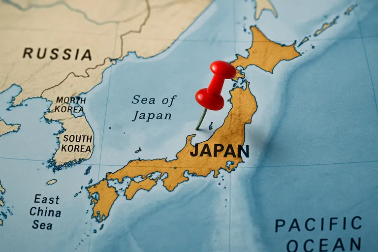Waar ligt Japan?