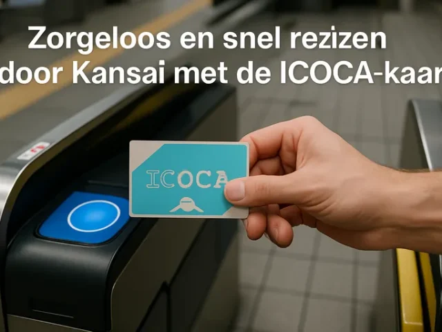 Zorgeloos en snel reizen door kansai met de ICOCA-kaart