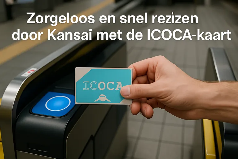 Zorgeloos en snel reizen door kansai met de ICOCA-kaart