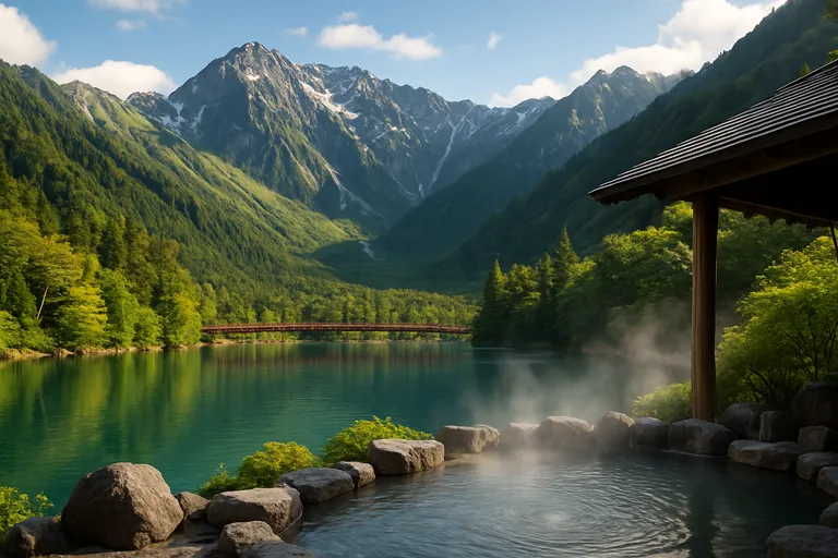 Waar pieken, meren en onsen samenkomen: de alpen van japan op hun mooist